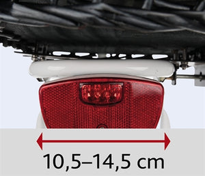 Trixie-Fahrradkorb Mit Drahtkuppel Auf Der Rückseite Schwarz