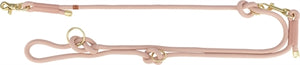 Trixie Weiche Seil Hundeleine Verstellbar Rosa/Hellrosa
