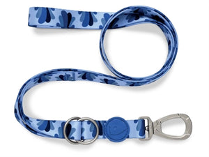 Morso Hundeleine Verstellbar Recycelt Splash Blau