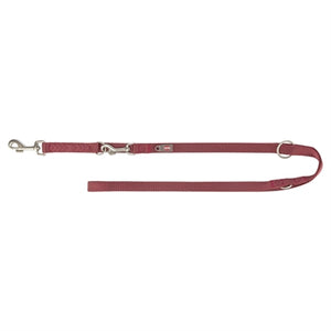 Trixie Hundeleine Premium Verstellbar Sangria Rot