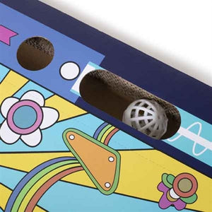 Rosewood Rubbelbrett Und Spielfläche Flipper Blau