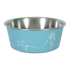 Zolux Liebe Futternapf Hund Blau