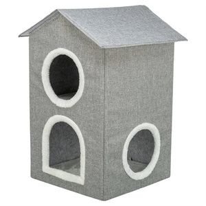 Trixie Katzenkorb/Katzenhaus Nora Soft 2 Dreifach Hellgrau
