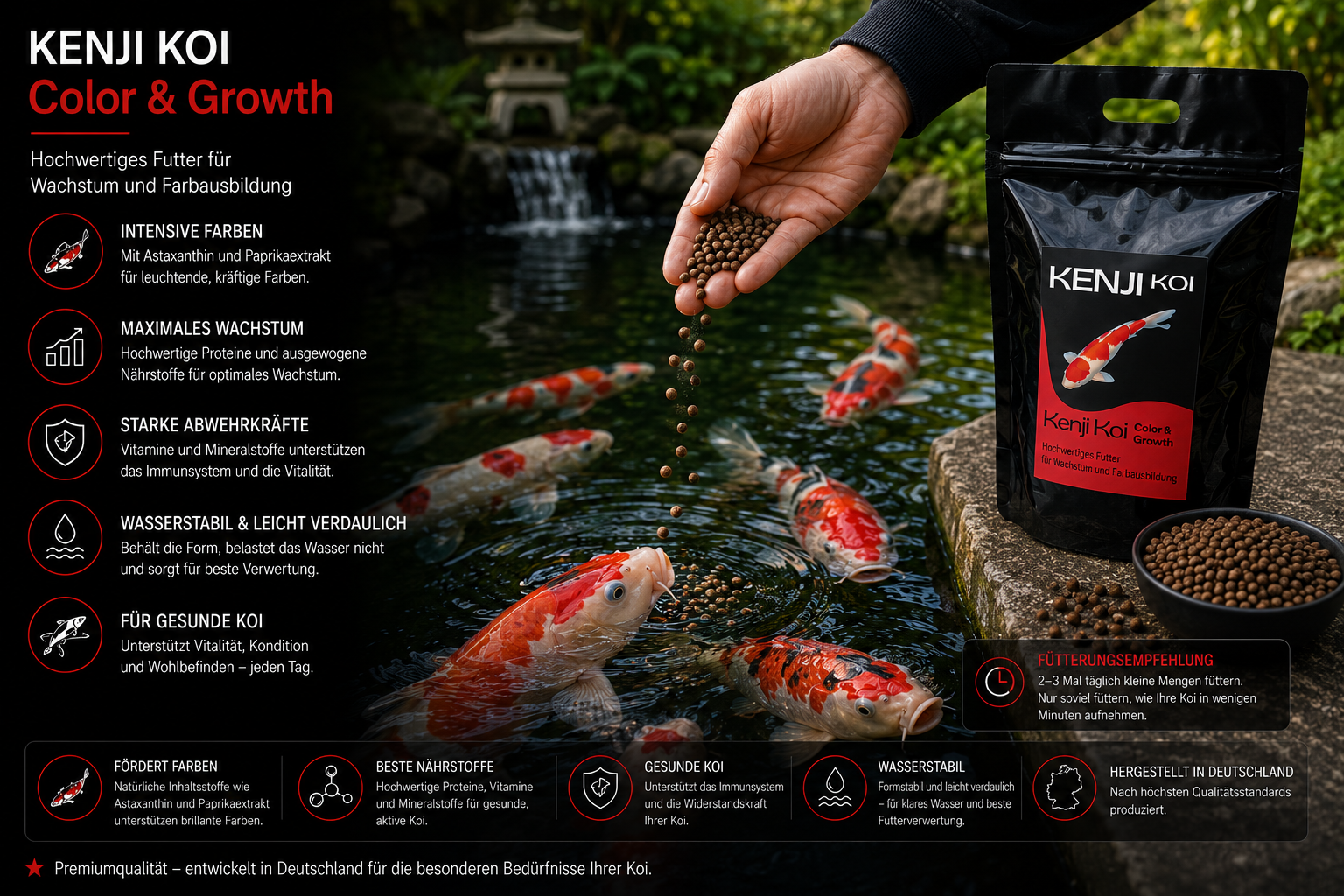KENJI KOI Color & Growth 5kg – Ansicht 2