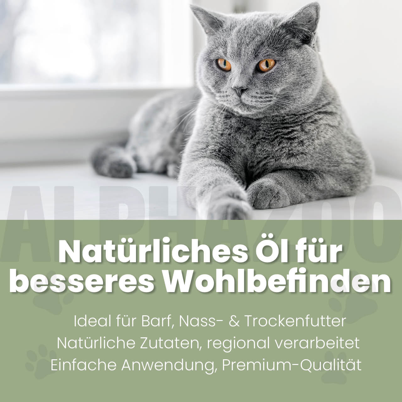 Alpha-Barf Futteröl für Katzen – Ansicht 2