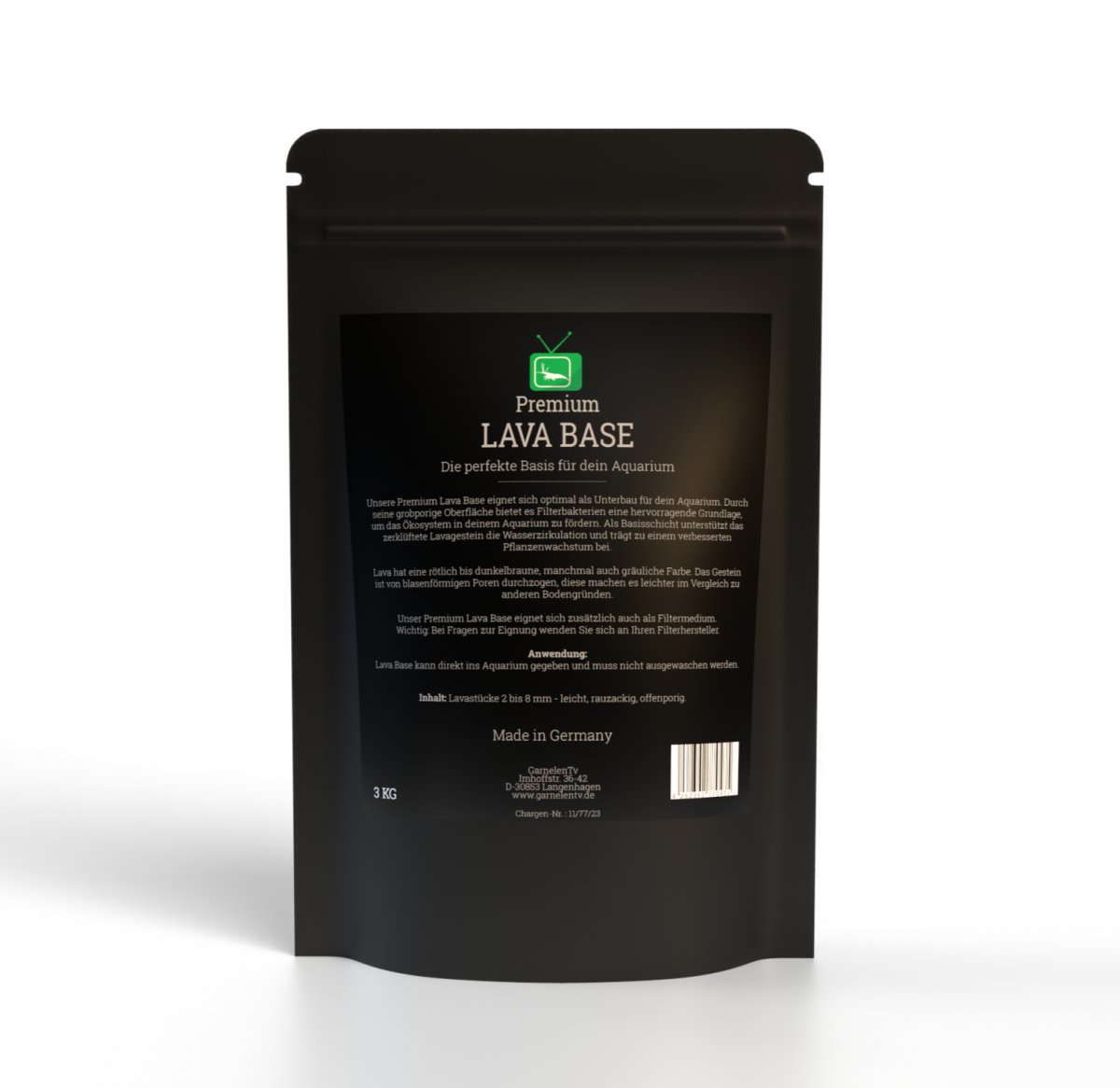 Premium Lava Base 3kg - Basis für jedes Aquarium – Ansicht 2