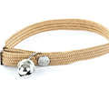 Martin Halsband Katze Elastisch Nylon Beige