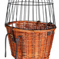 Trixie Fahrradkorb Mit Drahtkuppel Vorne Natur