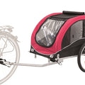 Trixie-Hundefahrrad-Anhänger Schwarz / Rot