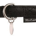 Macleather Maklederhalsband Schwarz