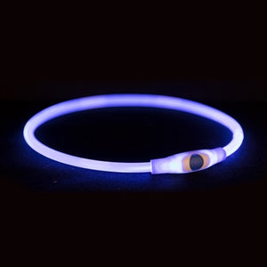 Trixie Leuchtende Kragen Usb Blitzlicht Wiederaufladbar Tpu Multi