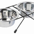 Trixie Futter-/Wassernapf-Set Edelstahl/Metall