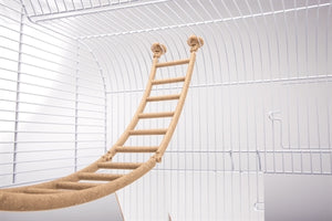 Imac Vogelkäfig Fiona Deluxe Taupe / Weiss