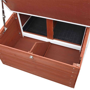 Trixie Natura Hühnerstall Kiefer Braun/Weiss