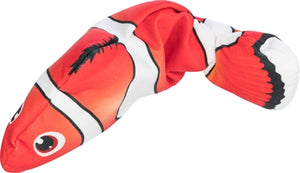 Trixie Flunder Fisch Stoff Katzenminze Orange