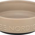 Trixie Be Nordic Futterschale Hund Keramik / Gummi Taupe