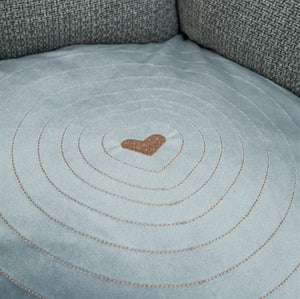 Trixie Hundekorb Viviana Rund Blau-Grau