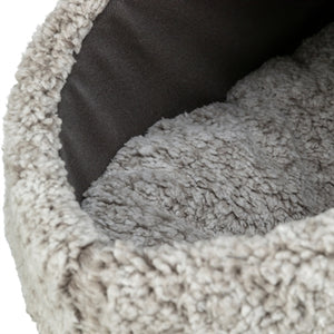 Trixie Cat Basket Iglo Calida Wärme Reflektierend Grau-Weiss/Schwarz