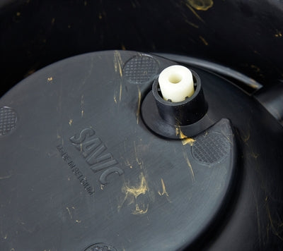 Savic Butler Futter- Und Trinkschale Mit Tablett Marmor Schwarz/Gold