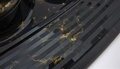 Savic Butler Futter- Und Trinkschale Mit Tablett Marmor Schwarz/Gold