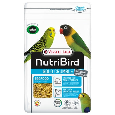 Nutribird Goldkrümel-Ei-Trockenfutter Sittiche / Kleinpapageien