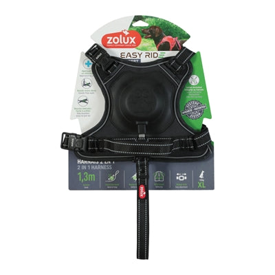 Zolux Easyride Hundegeschirr Schwarz