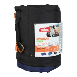 Zolux Biwak Hundedecke / Schlafsack 2In1 Blau
