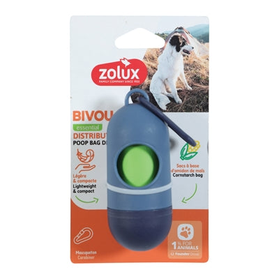 Zolux Bvk Kacktütenhalter + 15 Kacktüten Blau