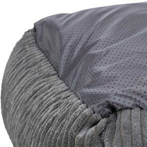 Trixie Hundekorb Jonna Vital Gerippter Stoff Hellgrau