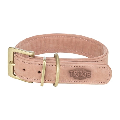 Trixie Hundehalsband Aus Reinem Leder Rosa