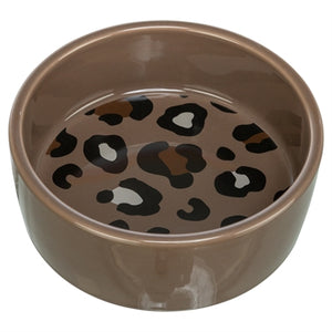 Trixie Futter / Trinknapf Leo Katze Keramik Panther Print Assorti