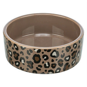 Trixie Futter / Trinknapf Leo Katze Keramik Panther Print Assorti