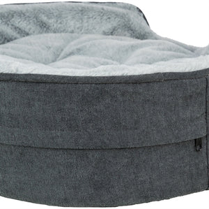 Trixie Vital Hundekorb Lino Soft Oval Grau / Hellgrau