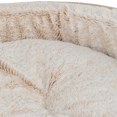 Trixie Vital Hundekorb Lino Soft Oval Beige/Creme