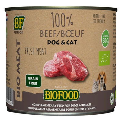 Bf Petfood Bio-Lebensmittel Bio-Katze 100% Rindfleisch-Kanister
