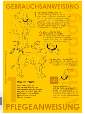Hunde Bernsteinkette Flexi – Ansicht 3