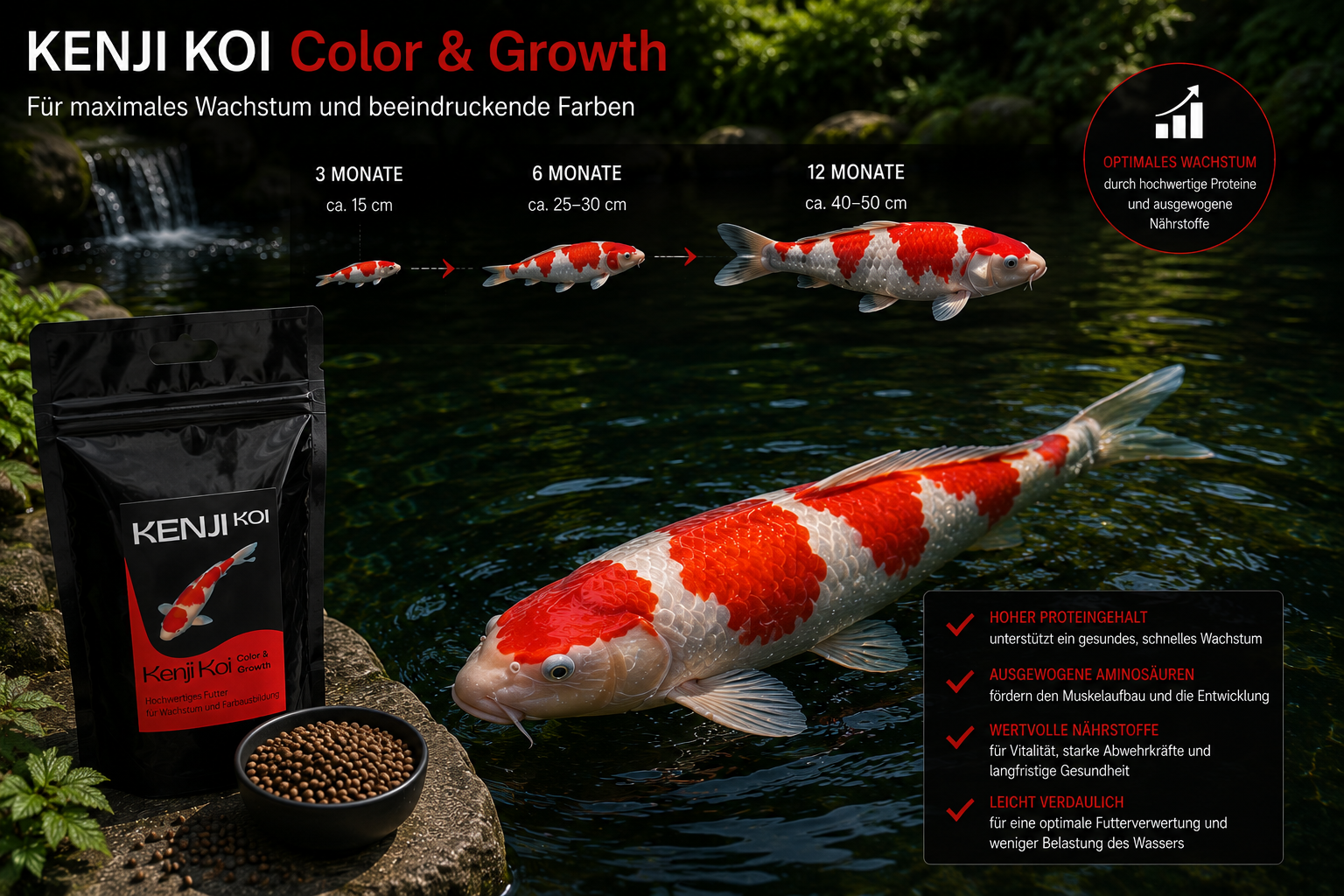 KENJI KOI Color & Growth 5kg – Ansicht 5