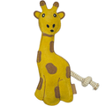 BUDDY. Hundespielzeug aus Leder "Giraffe"