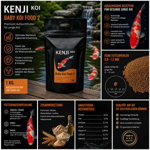 KENJI KOI Baby Koi Food 2 - 1 KG – Ansicht 4